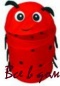 Корзина для игрушек божья коровка